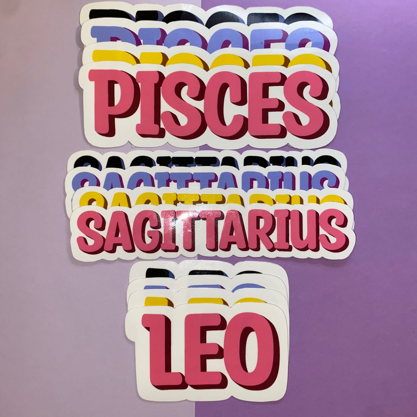 Zodiac Sticker Bundles