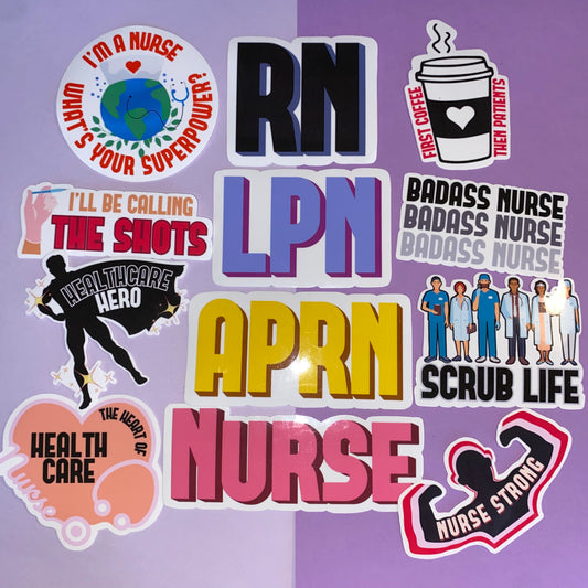 Nurses Sticker Bundles