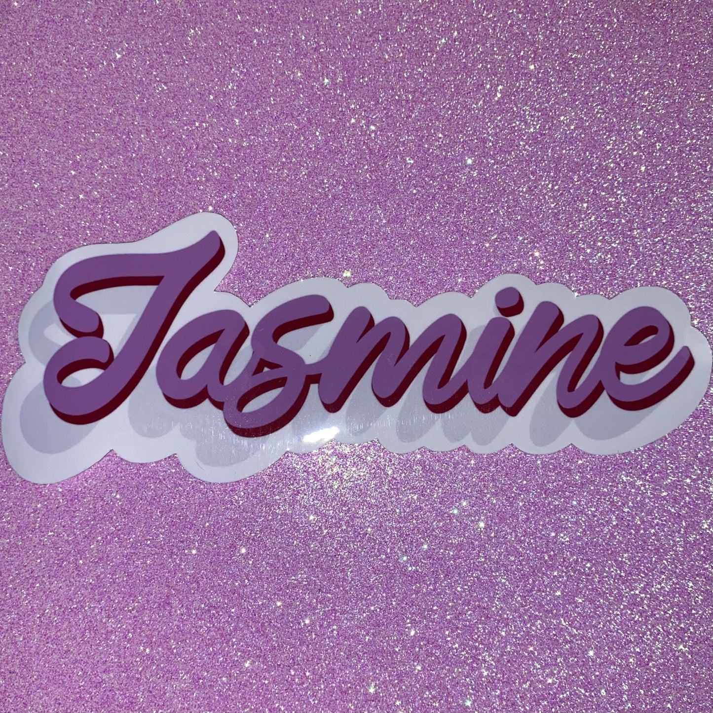 Large Custom Name Sticker