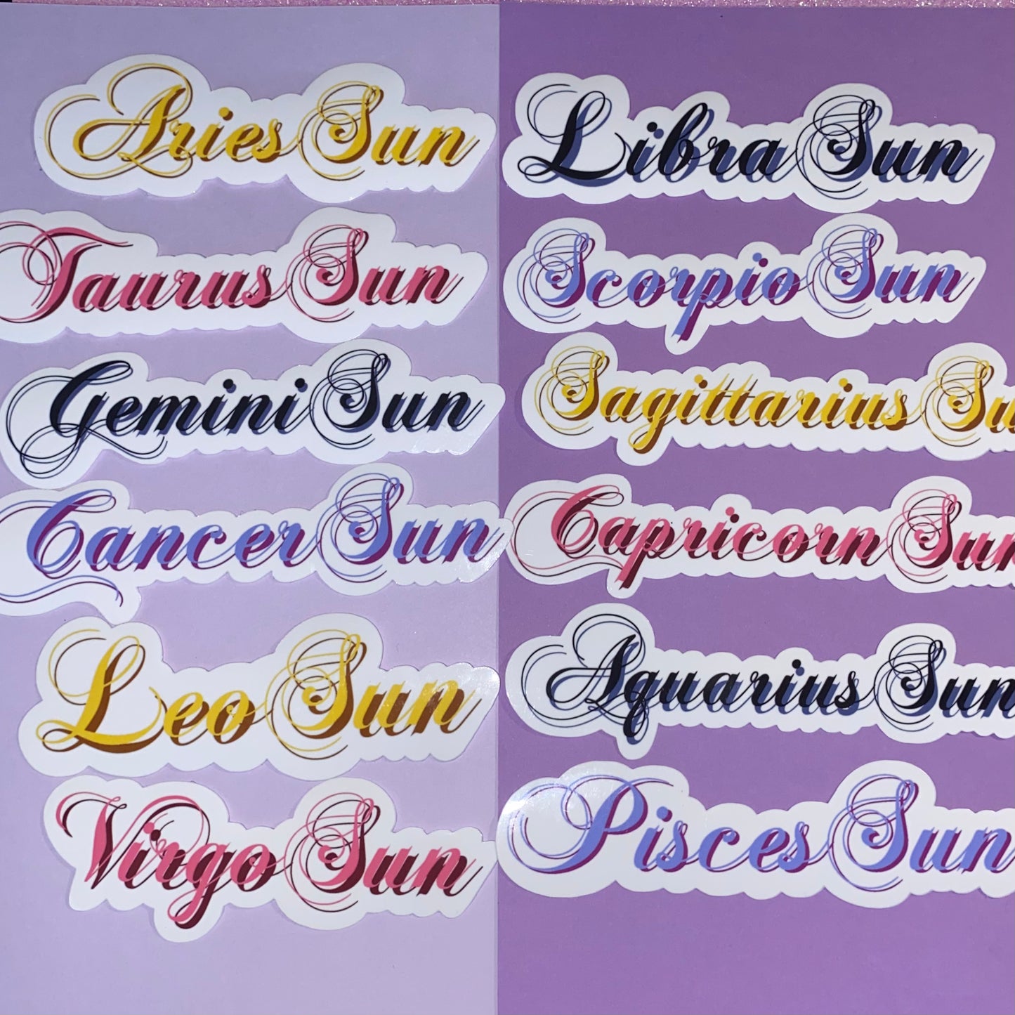 Zodiac Sticker Bundles