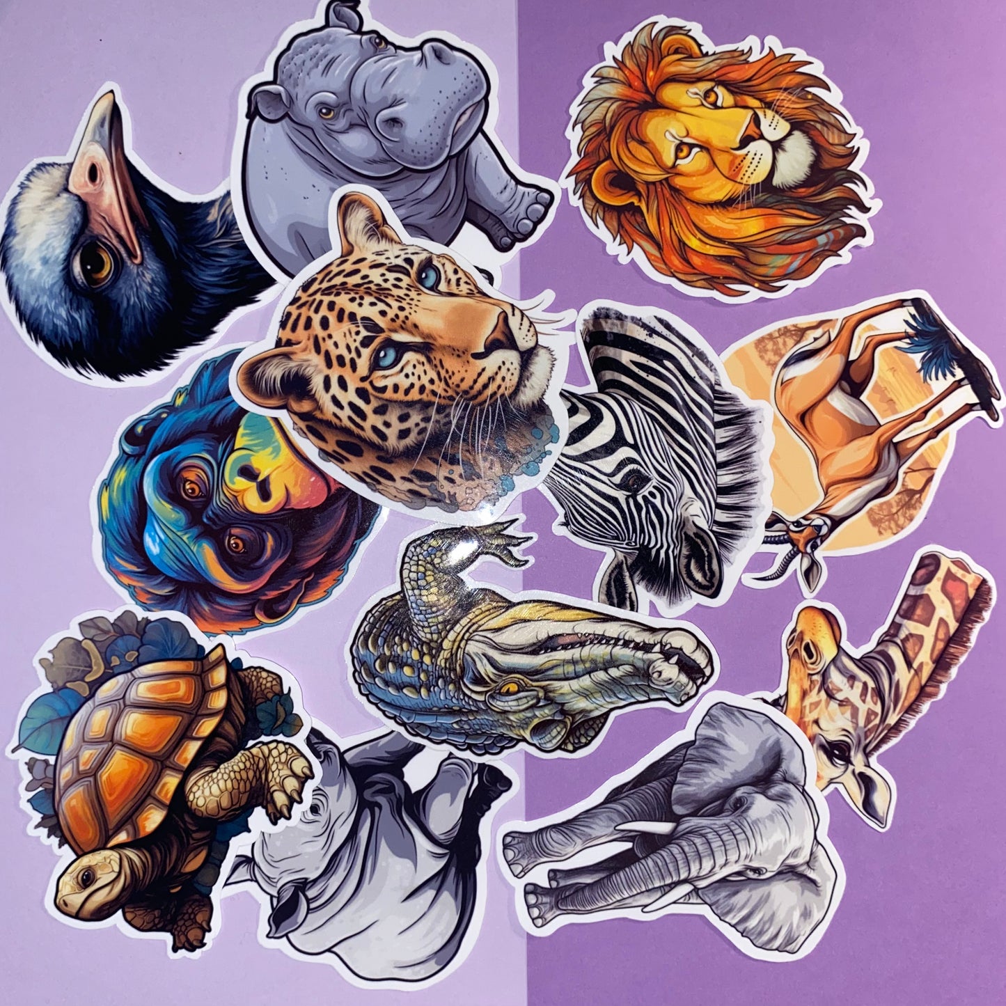 Safari Animal Sticker Bundles